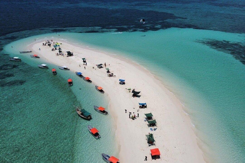 The prison island, Nakupenda sand bank