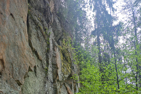 Riga: Līču–Laņģu Cliffs Hike & Cēsis Guided Day Trip