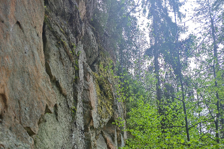 Riga: Līču–Laņģu Cliffs Hike & Cēsis Guided Day Trip