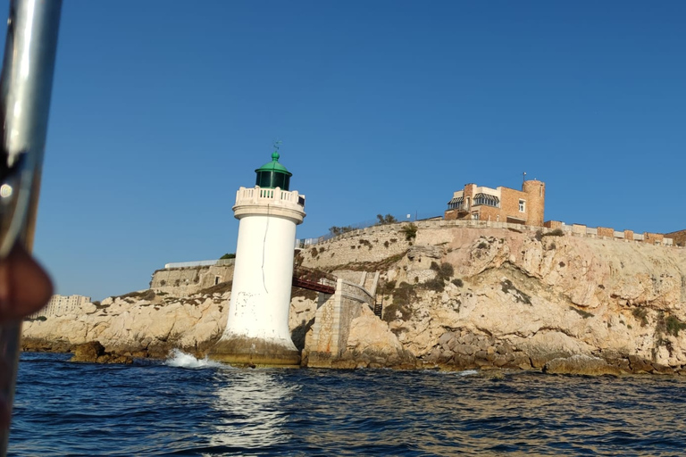 Croisière en bateau d'une demi-journée sur l'Archipel et les Calanques