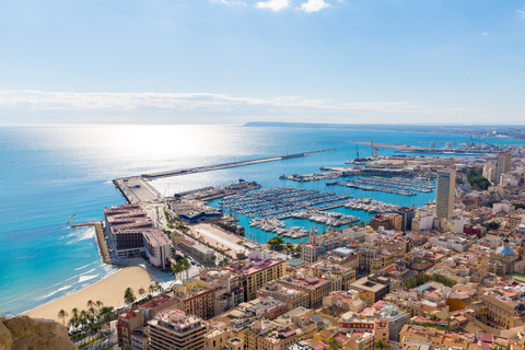 Alicante: Private Guided Tour with Your Mobile Phone Alicante: The Code of St. Barbara and the Mine of 1709 with Kit and Live Guide