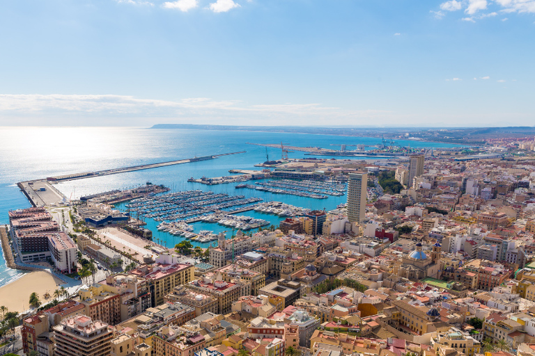 Alicante: Private Guided Tour with Your Mobile Phone Alicante: The Code of St. Barbara and the Mine of 1709 with Kit and Live Guide