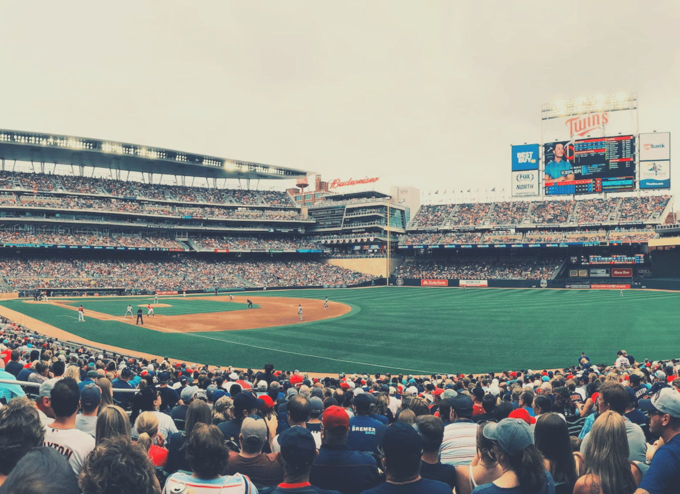 Minnesota Twins baseballkamp på Target Field