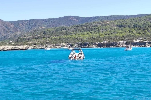 Blue Lagoon Latchi Akamas vanuit Paphos TourGids in het Engels. Ontspannende dagtrip naar Blue Lagoon.