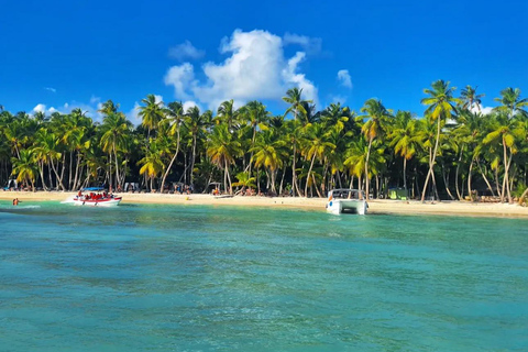 From Uvero Alto: Classic Catamaran Cruise to Saona Island