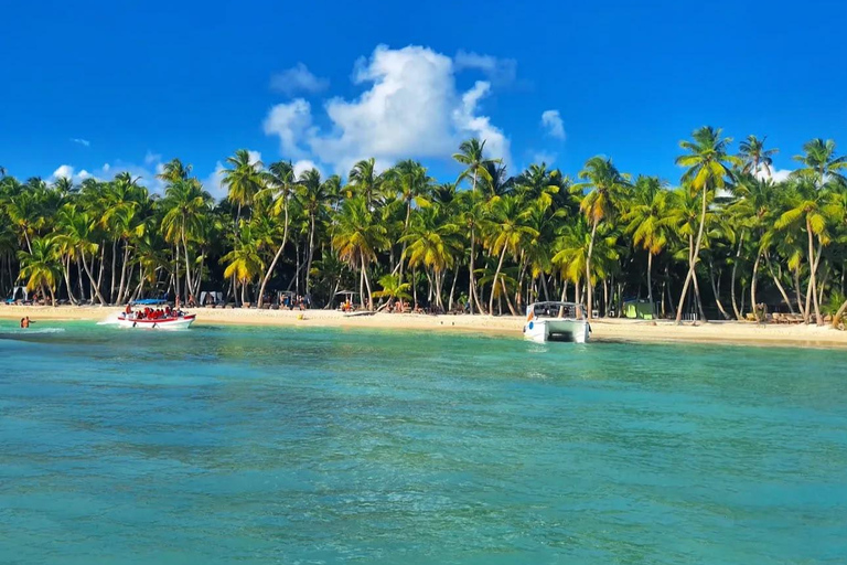 From Uvero Alto: Classic Catamaran Cruise to Saona Island