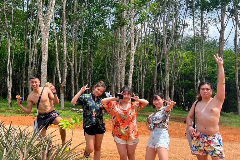 Ao Nang: Passeio de caiaque na Crystal Pool, quadriciclo e fazenda de abacaxiPasseio de quadriciclo de uma hora