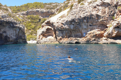 Hvar:Blue & Grenn Cave and Vis Island Private Speedboat Tour
