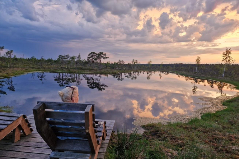 Jurmala: Excursión al atardecer al Parque Nacional de Kemeri