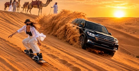 Doha: Half-Day Desert Safari, Dune Bashing, Camel Ride