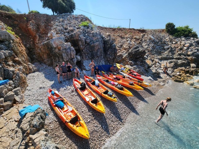 Blue Cave Tour on Kayaks in Montenegro
