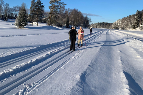 Oslo: Wilderness Skiing Tour with Lunch by the Fire