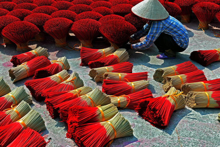 河内：Cu Da 酱油村或帽子和香料村Afternoon: Hat Village &amp; Incense Village - Best -SMALL GROUP