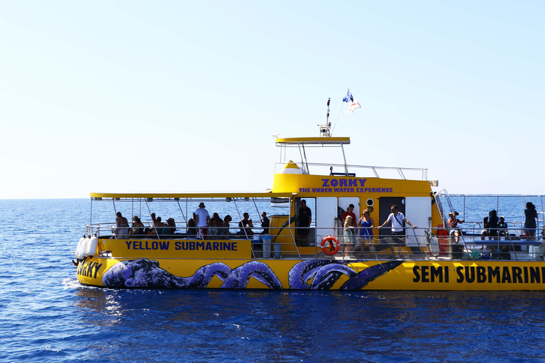 Larnaca: Mini crociera in sottomarino giallo con sosta per nuotare