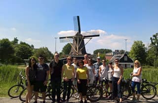 Von Amsterdam aus: Fahrradtour auf dem Land