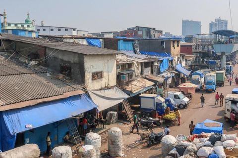 Bombaj: wycieczka po slumsach Dharavi z wizytą w domu na lądzie