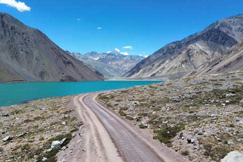 El Yeso Reservoir + El Plomo Hot Springs with Chilean BBQ