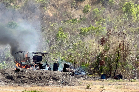 Phnom Penh Fire Range Cambodja, videodienst 30 USD extra