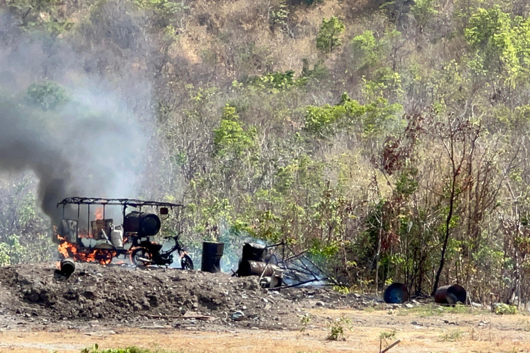 Phnom Penh Fire Range Cambodja, videodienst 30 USD extra