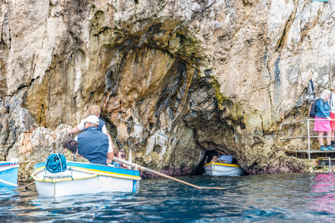 Capri Boat Tour with Blue Grotto and Original Tarantella Full Day - Shared - Departure From Amalfi