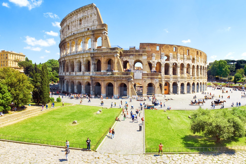 Rome : Visite guidée du Colisée, des arènes, du Forum et de la colline PalatineVisite de groupe en allemand