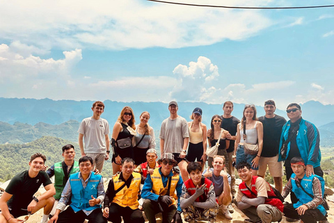 从河内出发：3 天河江环线小团游选项 2：轻松乘车