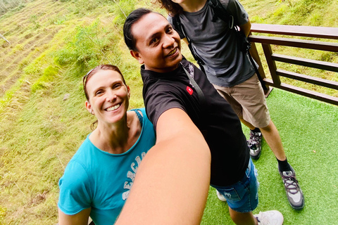 Yogyakarta: Sunrise, Rice Terrace, & Borobudur Tour Kedung Kayang waterfall viewpoint