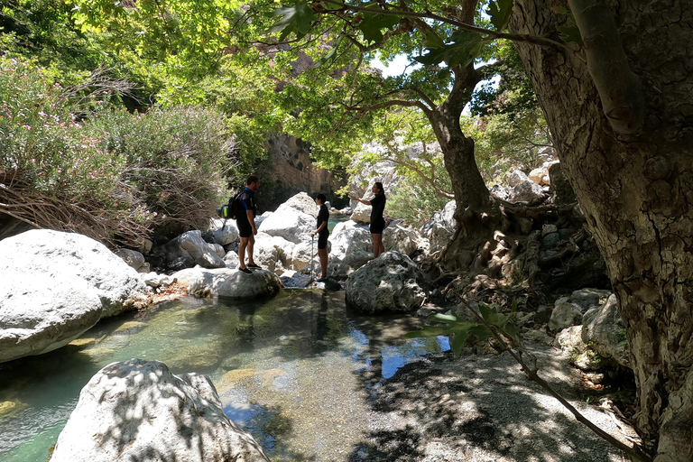 Kourtaliotiko Gorge River Trek with Lunch! Pick-up Avaliable Meeting Point