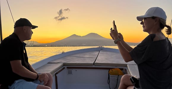 Naples: Breakfast on a boat, sightseeing tour, and a swim.