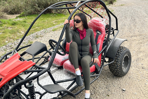 Side/Belek: ATV & Zipline Combo w/ Riverside Swimming Break Shared ATV Quad Safari Off-Road Adventure (Double)