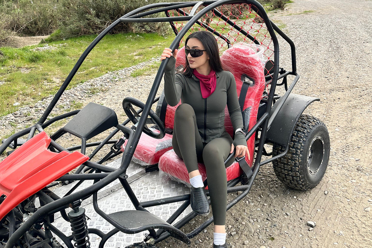 Side/Belek: ATV & Zipline Combo w/ Riverside Swimming Break Shared ATV Quad Safari Off-Road Adventure (Double)