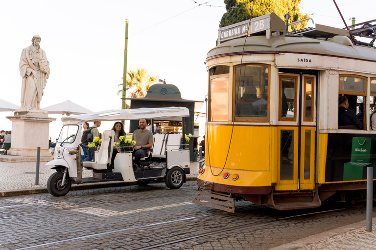 Lisbon Private Tuk Tuk City Tour with Expert Guide 3.5H Old Town & Belem Full Experience