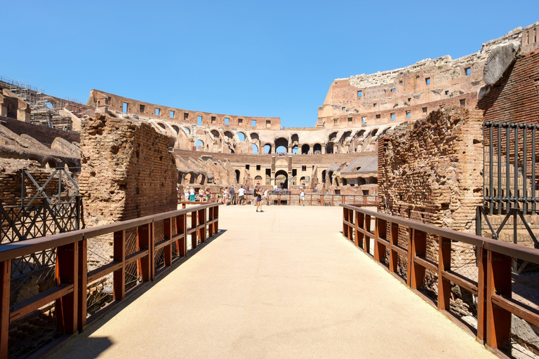 Rome: Colosseum FULL EXPERIENCE ARENA FLOOR GUIDED TOUR Shared Group ( 7 people max)