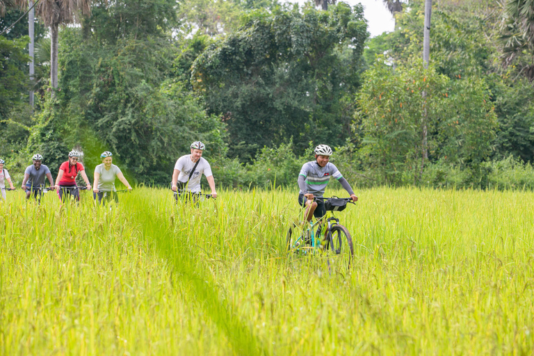 Siem Reap: Countryside Bike Tour & Evening Foodie Full-Day Haft Day: Evening Food Tour