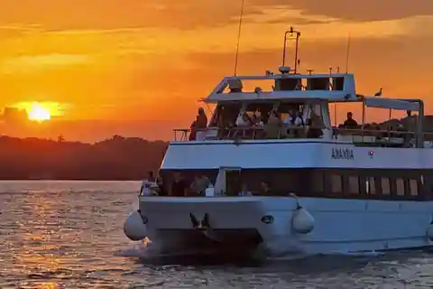 Pula (Pula) Dolphin Sunset Cruise till Brijuni med middag och dryck