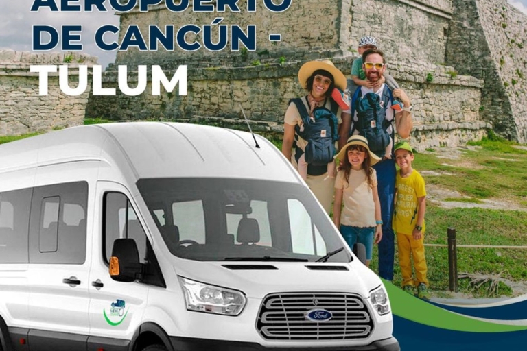 Lotnisko Cancun: Transfer w obie strony do TulumLotnisko Cancun: transfer z Tulum w jedną stronę na lotnisko