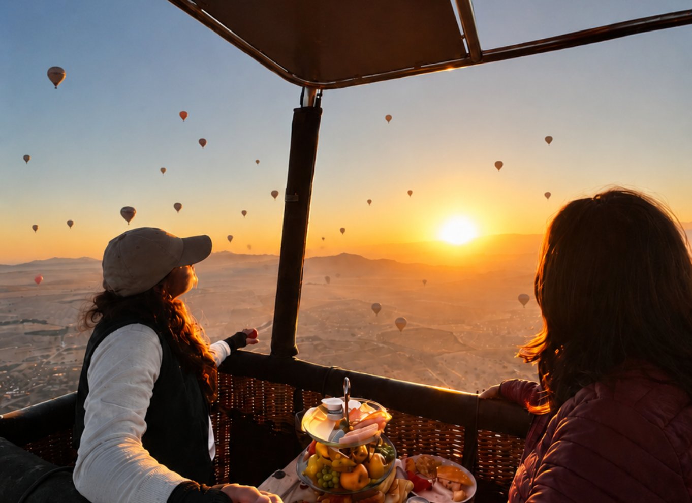 Marrakech: Ballonaktivitet, berber-morgenmad og certifikat