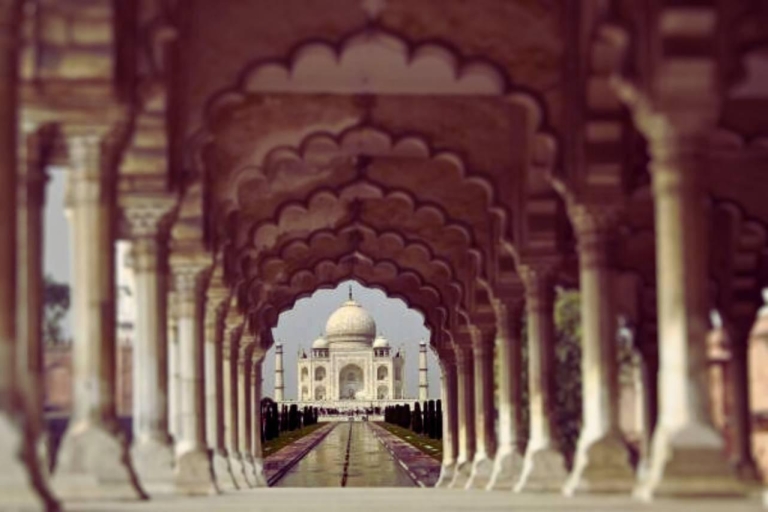 Depuis Delhi : excursion d'une journée au Taj Mahal et à Agra en voiture avec chauffeurExcursion d'une journée à partir d'Agra - voiture, chauffeur et guide touristique uniquement