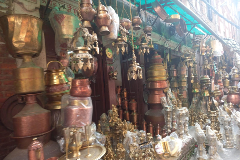 Kathmandu: tour della piazza Patan Durbar e laboratorio di scultura su pietra