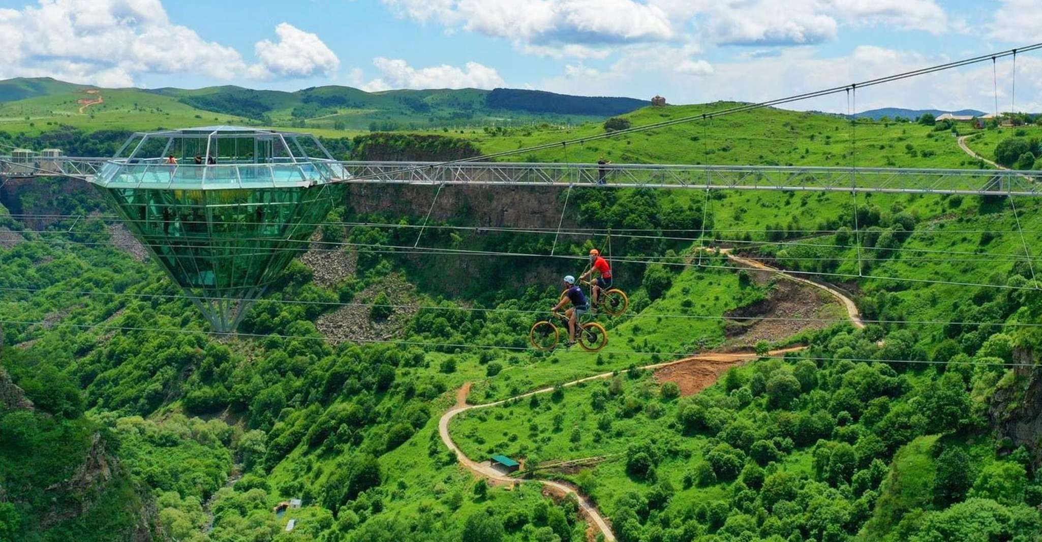 Diamond bridge ,, Glass bridge and The canyon of Tsalka" - Housity