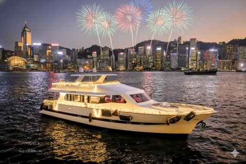 HK: Lunar New Year Fireworks Cruise with Unlimited Drinks