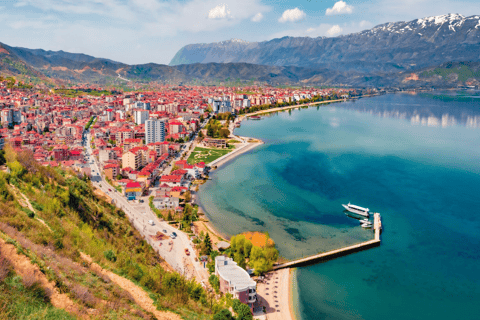 De Tirana / Durresi : Lin, Lac Ohrid, Pogradeci, Korca