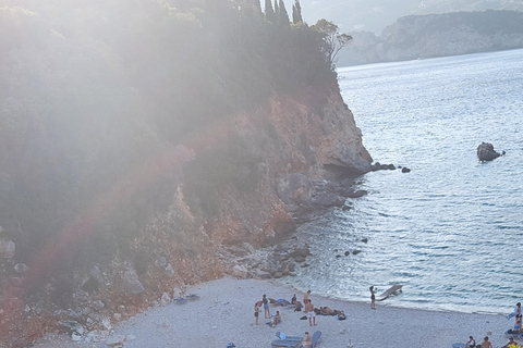 Corfu: Hiking in Olive Groves,Village,Sunset,with Swim Stop Nature Trek without Transfer