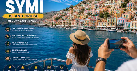 Rhodes : Symi et le monastère de Panormítis, transfert inclus