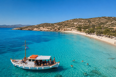 Paros: Naoussa Bay Cruise with Swim Stops and Sunset Option