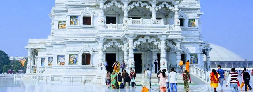 Excursion d'une journée à Mathura et Vrindavan avec guide depuis Delhi/Agra