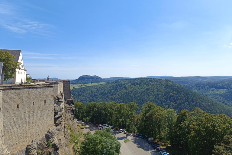 From Dresden: Table mountains Lilienstein & Königstein tour