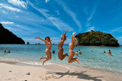 Krabi: 4 Islands by Longtail Boat with Lunch & Snorkeling