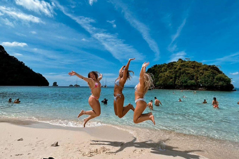 Krabi: 4 Islands by Longtail Boat with Lunch & Snorkeling