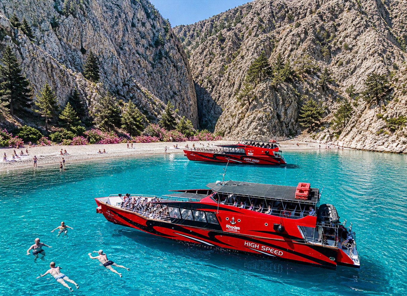 Rhodos: Hurtigbåd til Symi-øen og Saint George's Bay